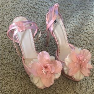Pink heels